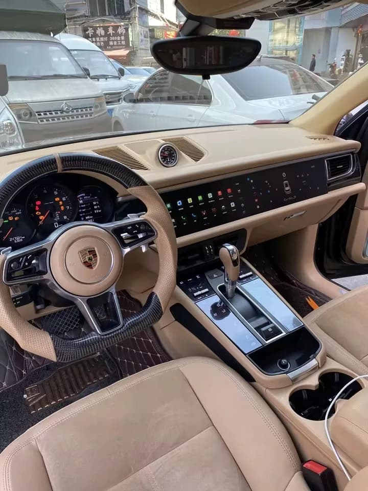 Double écran CarPlay — Porsche Cayenne 2010-2017